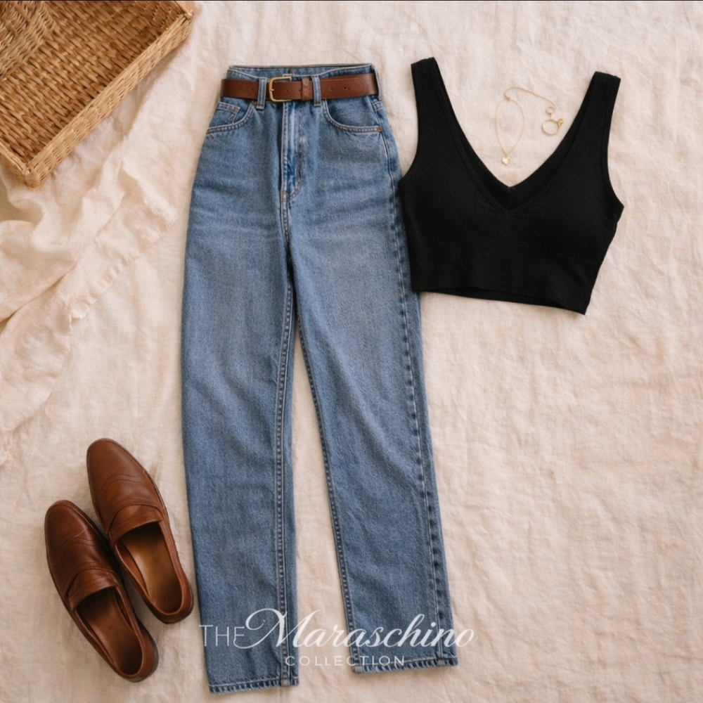 Vintage Carriage Court Mom Jeans | High Waist Straight Leg | L - Picture 7 of 10